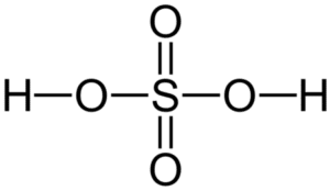 اسید سولفوریک مرک ساختار و فرمول شیمیایی